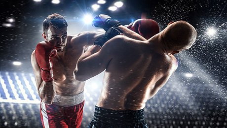 luta de boxe